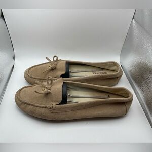 Michael Kors tan suede loafers size 9.5